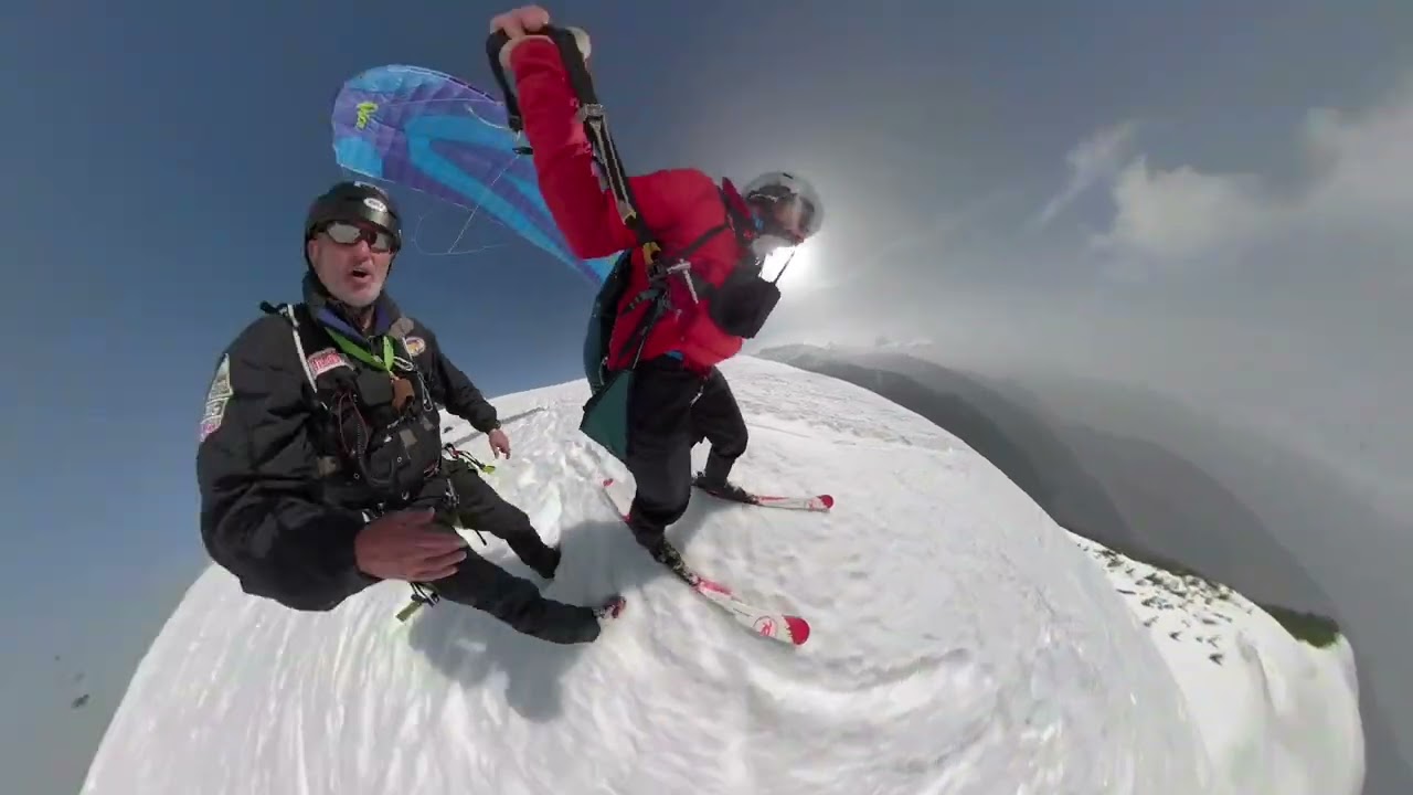 #200 à #204 Vol à ski à Allevard 7/3/26