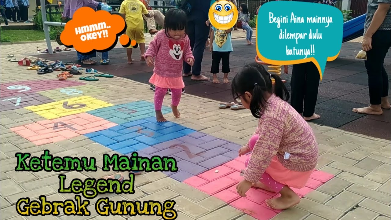 Bermain Mainan Tradisional (Gebrak Gunung)!!
