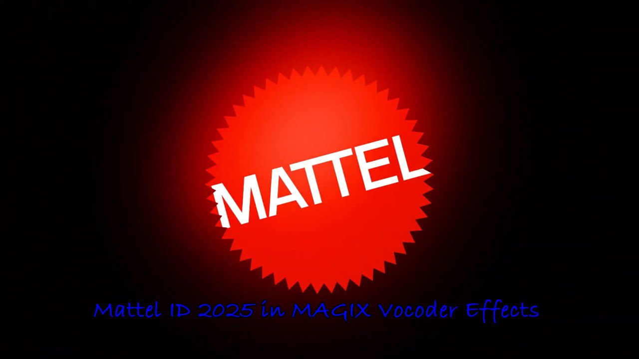 Mattel logo ID 2025 in MAGIX Vocoder Effects