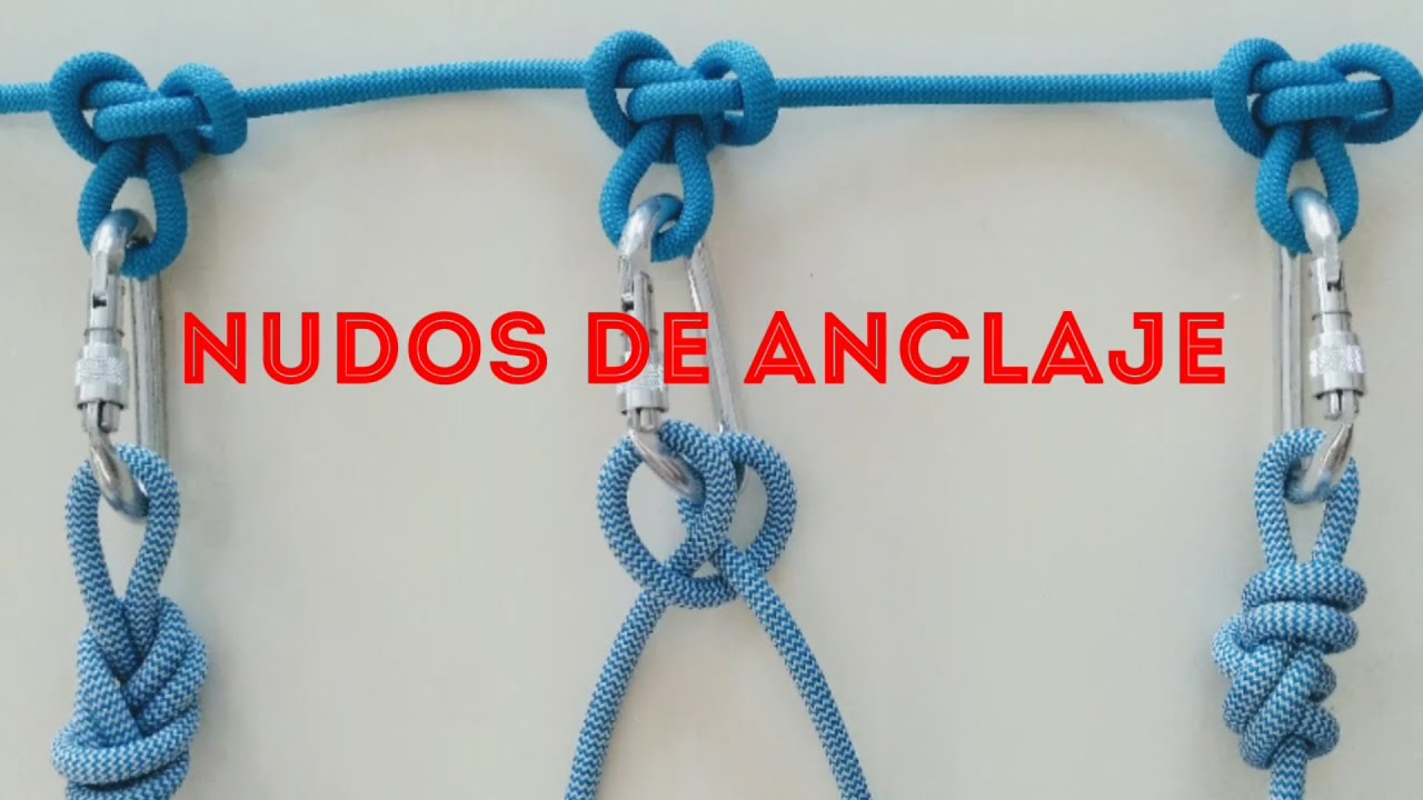 VIDEOS DE NUDOS PARA TRABAJOS EN ALTURAS. COMO HACER NUDOS CON CUERDAS PASO A PASO. NUDOS DE ANCLAJE