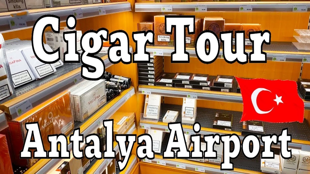 Cigar Tour in Antalya Airport Turkey. Duty Free #cigar #cigarshop