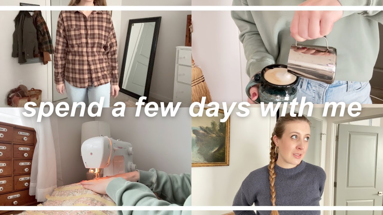 a couple days in the life | thrifting, sewing, & errands