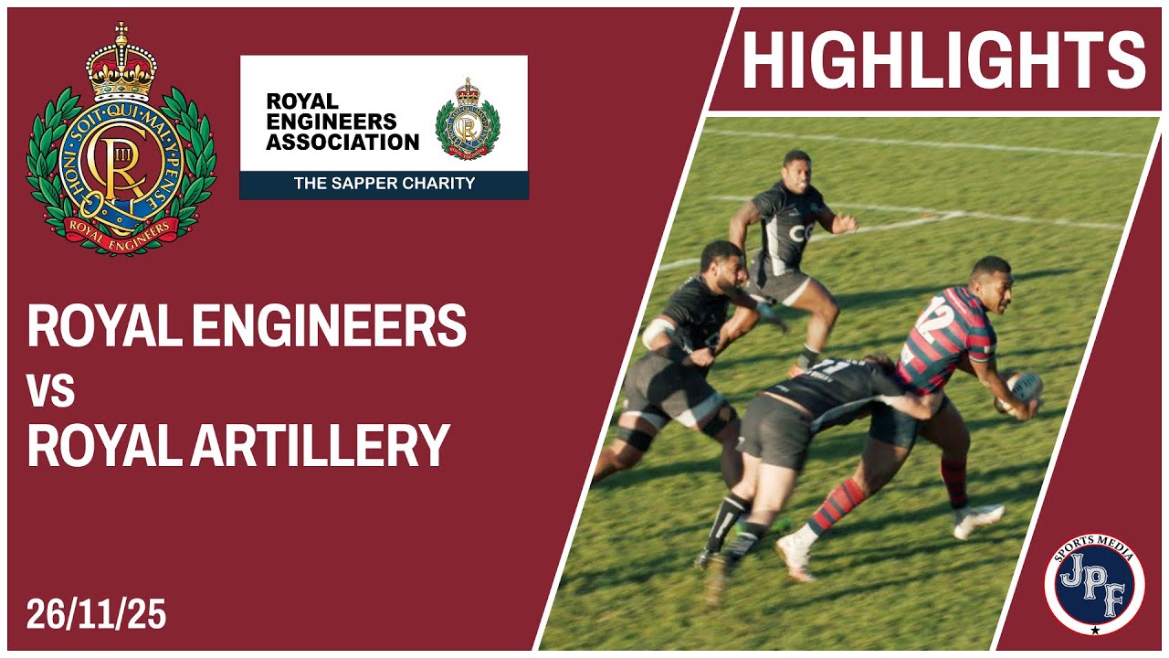 Royal Engineers vs Royal Artillery HIGHLIGHTS 26-11-25