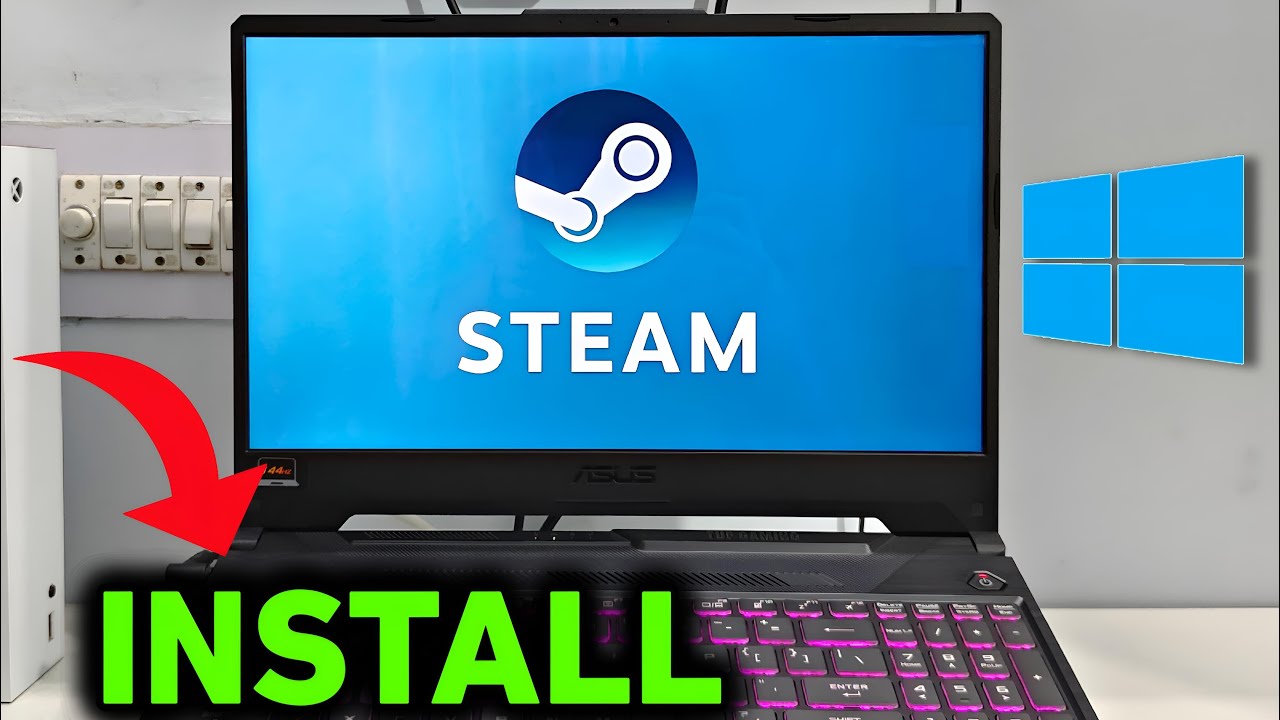 How to install Steam in PC & Laptop 2025 (Hindi)