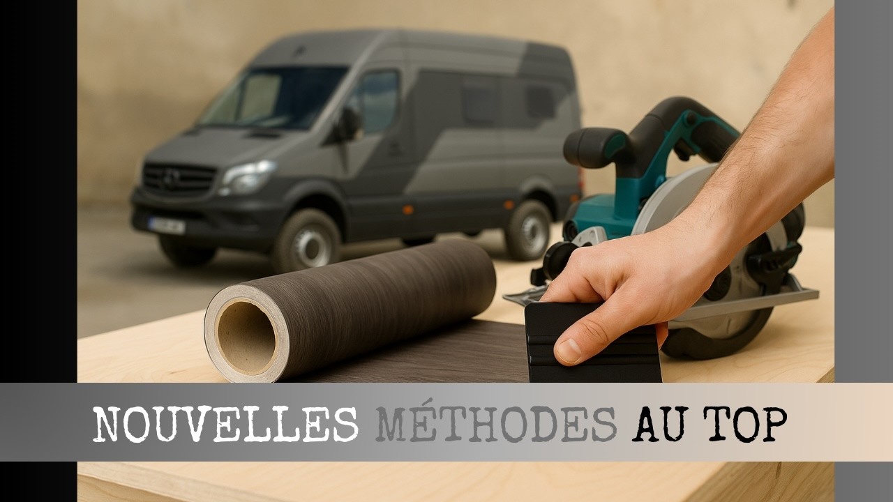 💡 Nouvelle technique à l’atelier : du mobilier ultra léger & vinyle design pour vos vans !