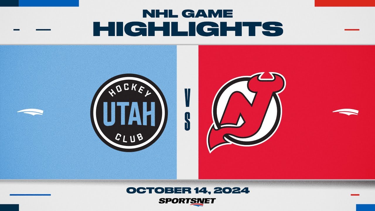 NHL Highlights | Devils vs. Utah HC - October 14, 2024
