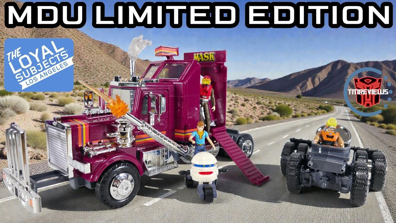 The Loyal Subjects M.A.S.K. Mobile Defense Unit (Rhino) Limited Edition with Scott & T-Bob