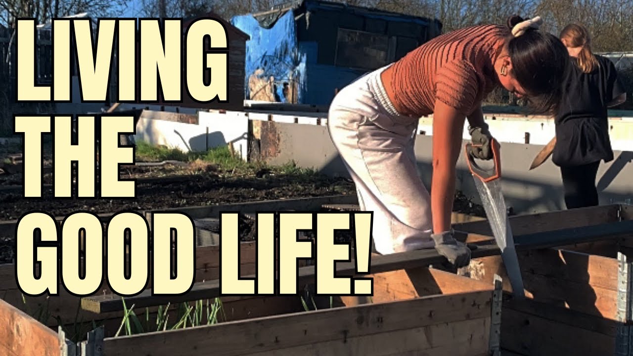 The good life | Allotment Gardening uk | Libbys Allotment | Beginner Gardener | Garden Reno DIY