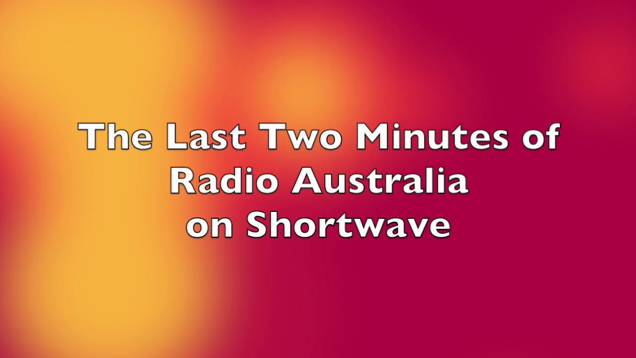 Radio Australia - The Last Two Minutes - January 31, 2017