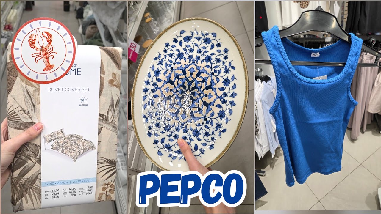 PEPCO ❗️ Nowa kolekcja 🦞 Porcelanowe talerze❗️Damskie bluzki 