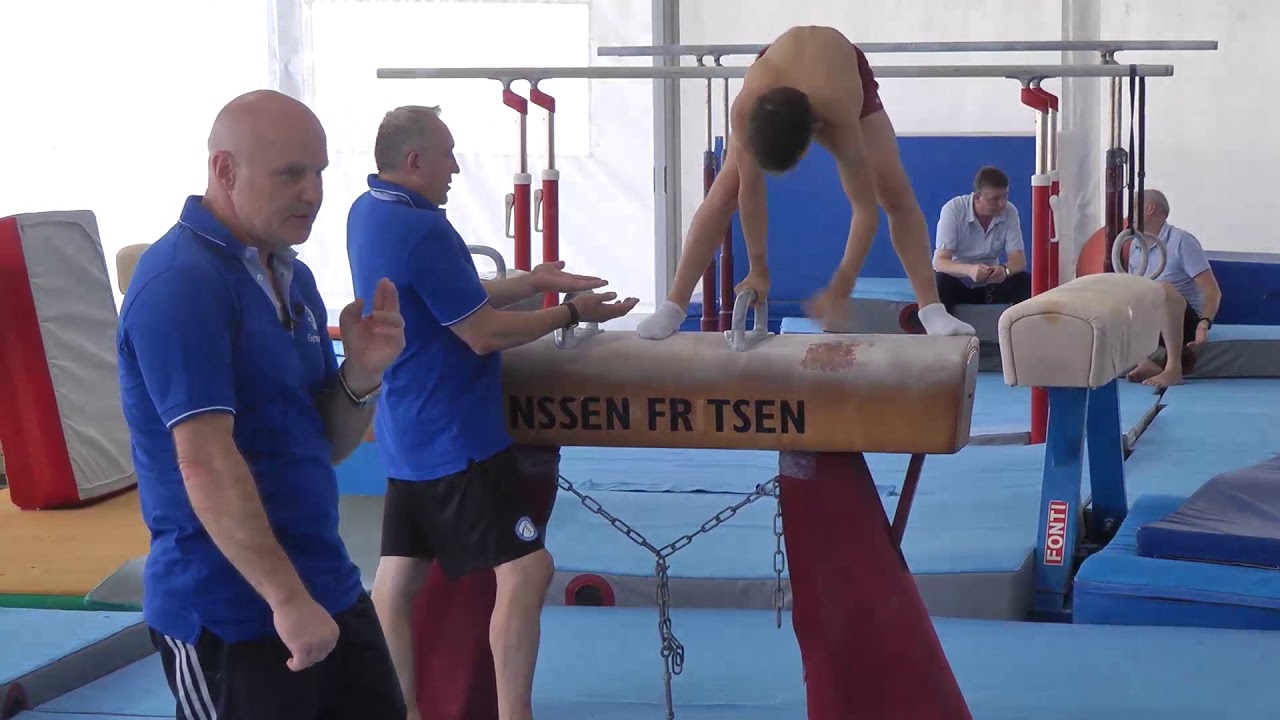 UEG MAG CAMP TIRRENIA 2019 - POMMEL HORSE - dismount