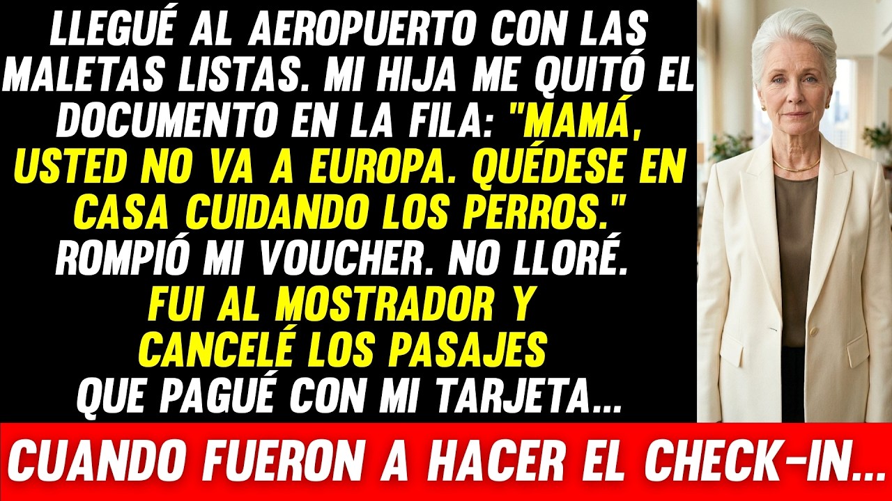 Mi Hija Rompió Mi Voucher En El Aeropuerto: 