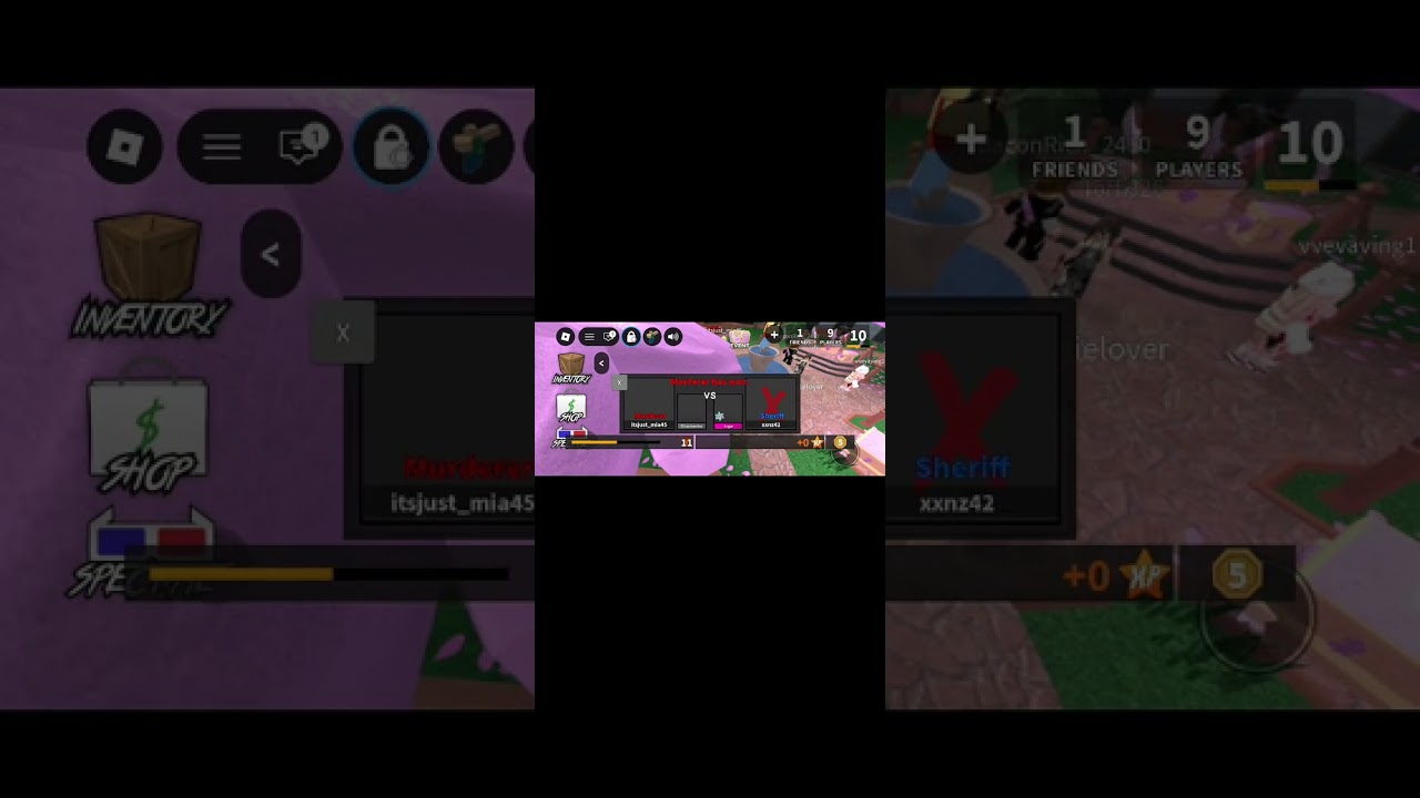 Playing MM2 