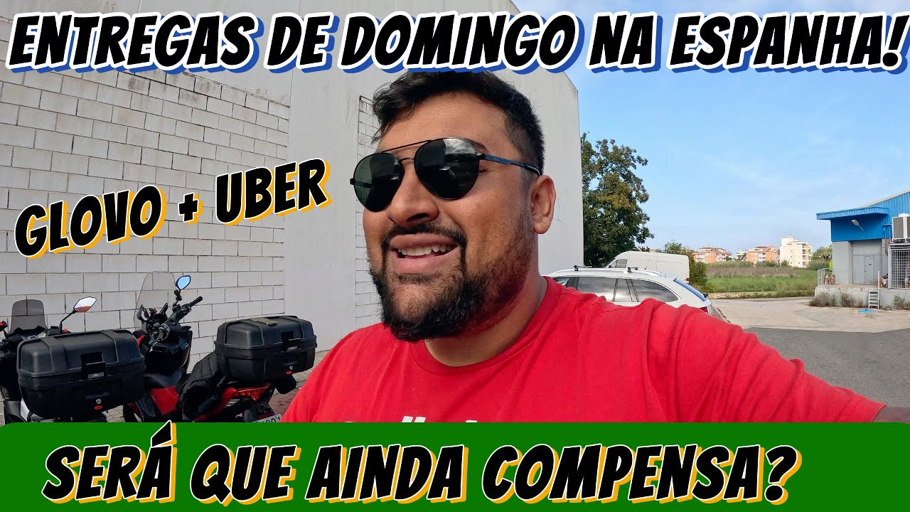AINDA COMPENSA TRABALHAR COM GLOVO E UBER EATS NA ESPANHA? QUANTO GANHEI NO DOMINGO?!