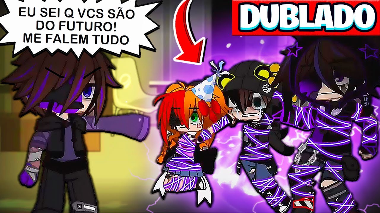OS FILHOS DOS AFTONS VOLTAM AO PASSADO DO WILLIAM ! MINI FILME GACHA CLUB