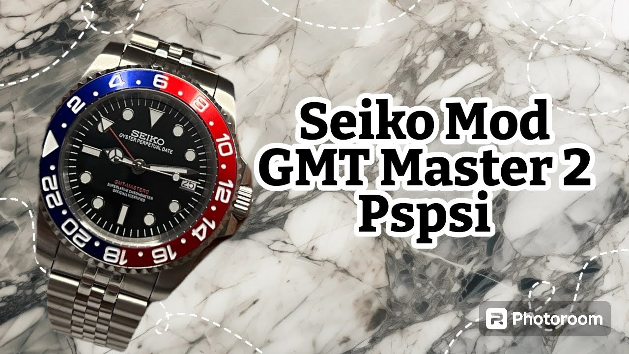 Seiko Mod GMT Master 2 Pepsi Build