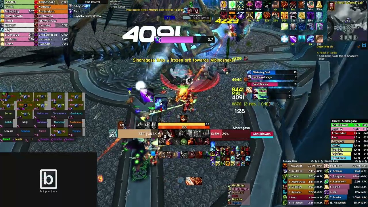 #1 World DPS Sindragosa (H) | Wrath of the Lich King Fury Warrior