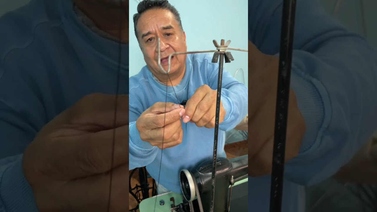 Como enhebrar una máquina de coser industrial #aprendeenyoutube #aprendeacoser