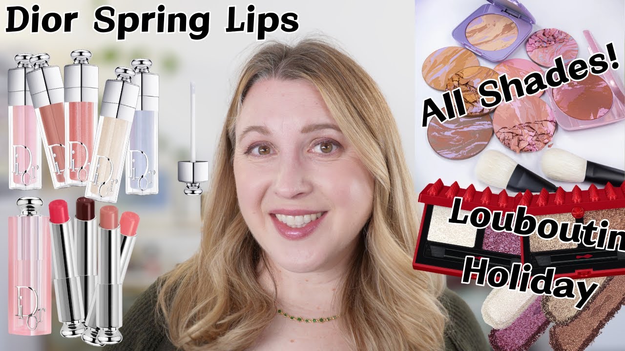 DIOR Spring Lip Glows & Maximizers, LOUBOUTIN Holiday Duos, & WHAT'S UP BEAUTY Cheeque Terre