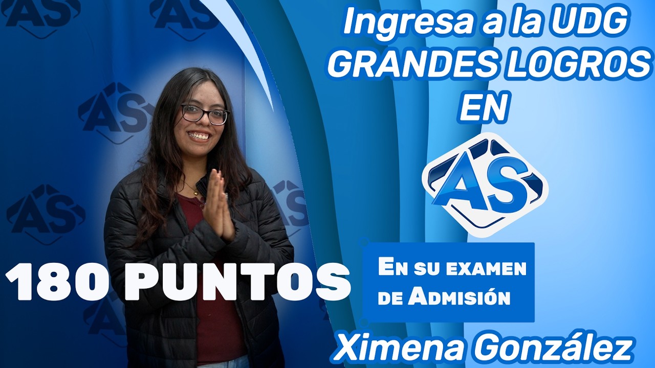 Puntajes extraordinarios: Ximena ingresó a DATI en el CUAAD con 180 pts
