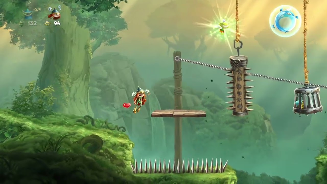 Rayman legends  - прохождение. отличное приключение на двоих с ребенком