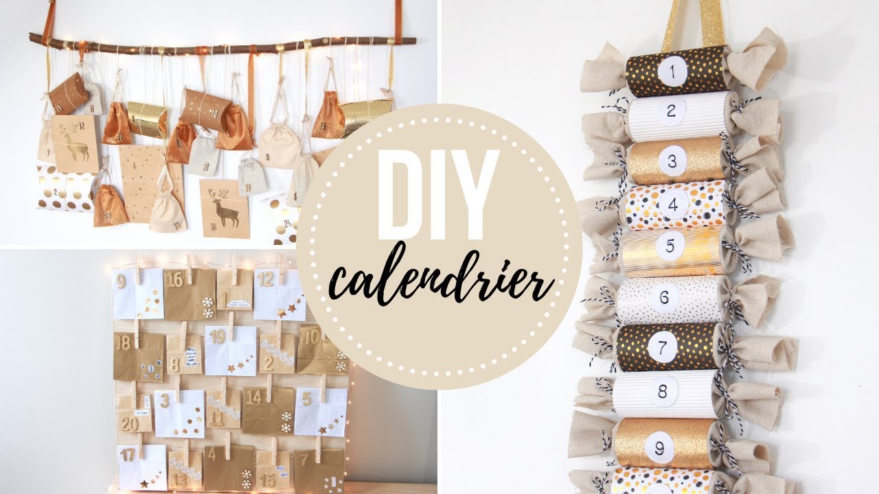 3 DIY - Calendriers de l'avent