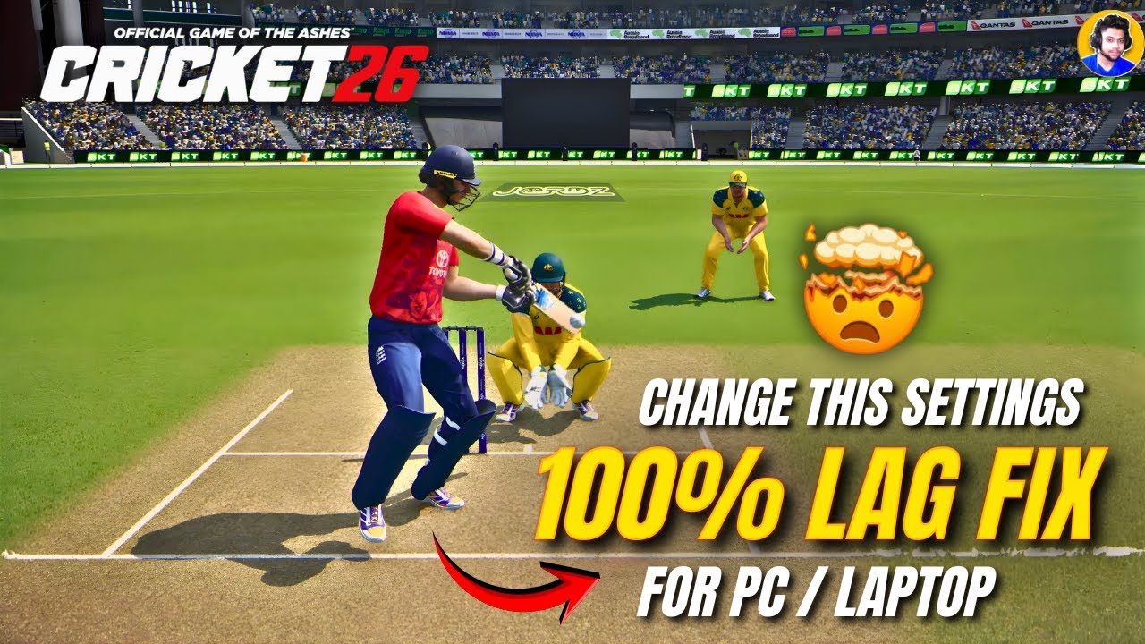 Cricket 26 Lag Fix! How to Increase FPS in Cricket 26 Best Settings #cricket26