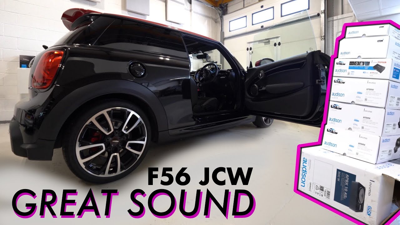 JCW F56 MINI Audison System Upgrades  WITH SOUND!