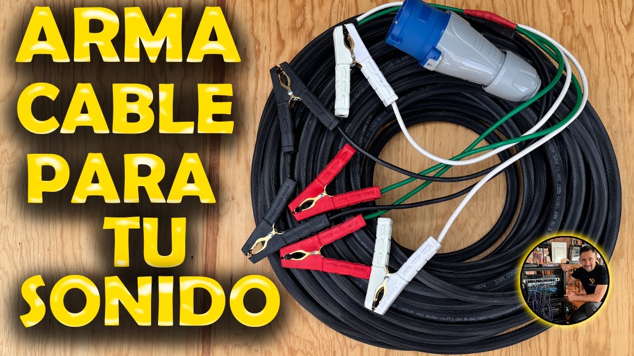 Como Hacer Tu Cable de Electricidad Para Equipo de Audio Profesional