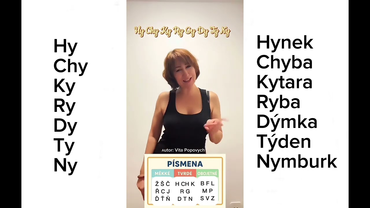 Měkké, tvrdé a obojetné souhlásky 🎵 | Edukační písnička od Vity Popovych 