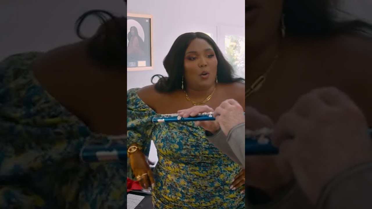 lizzo showing David Letterman how to play the flute is just what i needed today mynextguestneedsnoin