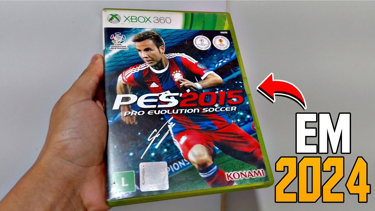 COMPREI PES 2015 PARA XBOX 360 EM 2024 !!