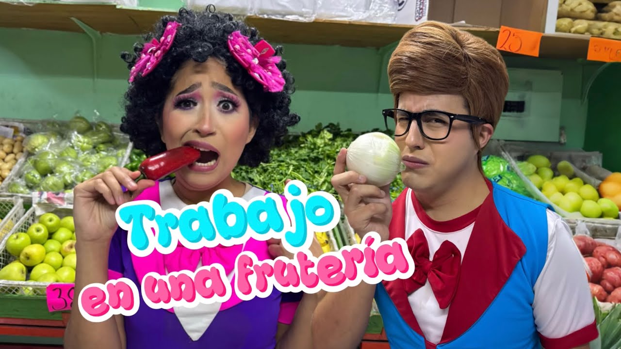 La Compañera se enchila | Andy hace una broma a la compañera | El Compañero va a la frutería