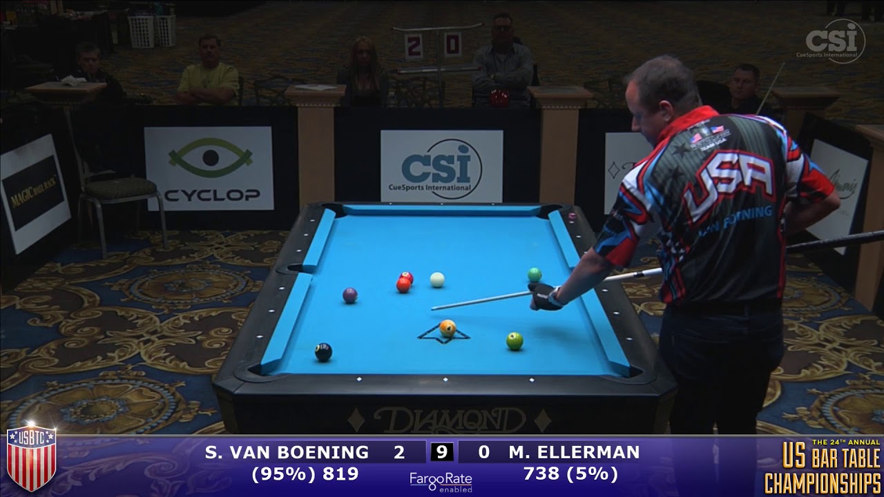 2017 US Bar Table Championships 9-Ball: Shane Van Boening vs Mitch Ellerman