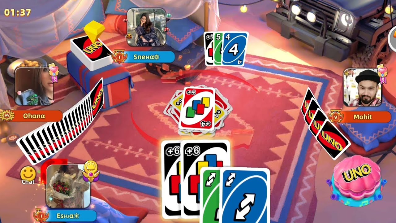 UNO! Mobile Game | GO Wild X1000 ++Wild Discard All +6 