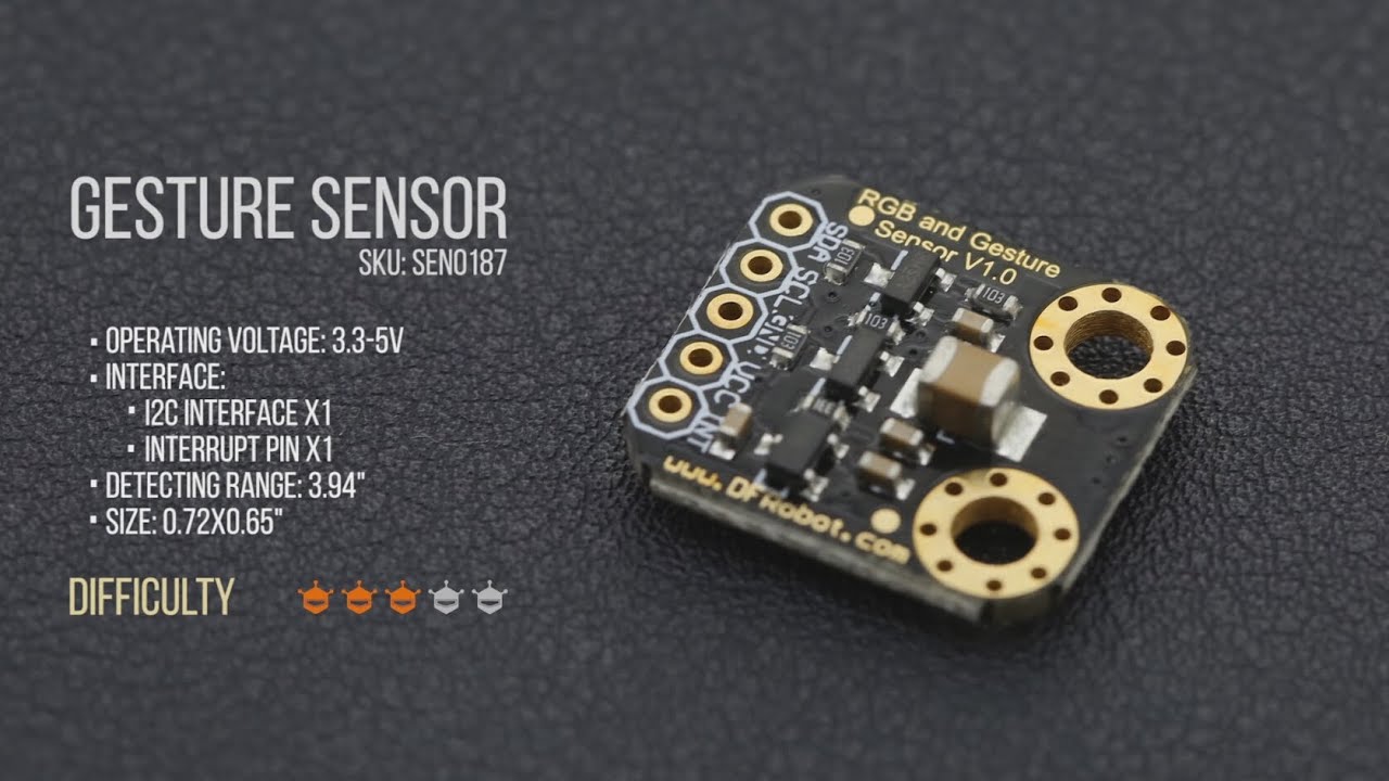 We've Got A New Toy! - Gesture Sensor (SEN0187) - Jan2016