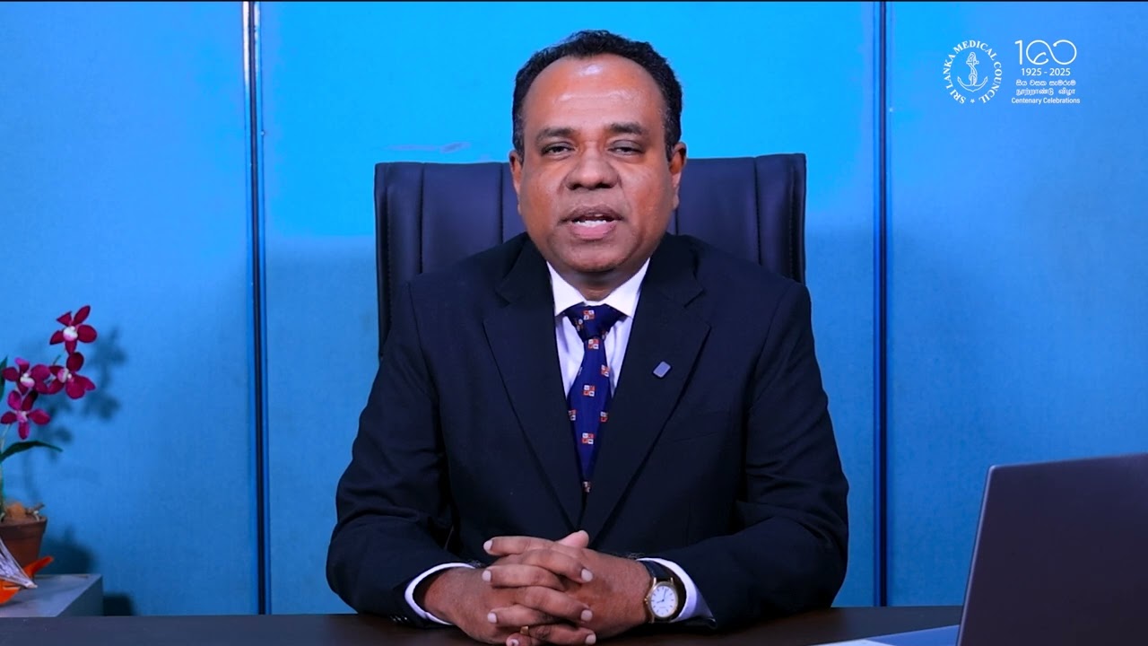 Centenary Celebration Message from the President of SLMC.