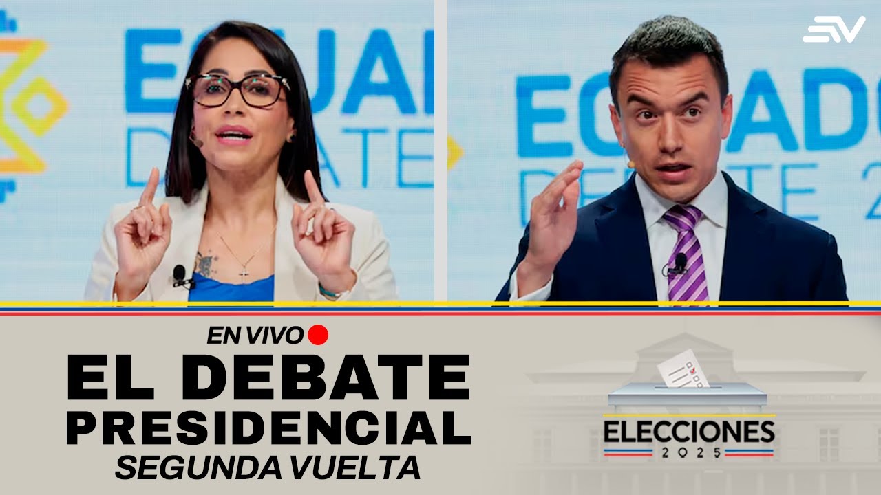 Debate Presidencial Segunda Vuelta, ¿Quién Gobernará Ecuador?🔴🗳️| ELECCIONES ECUADOR 2025 | ECUAVISA