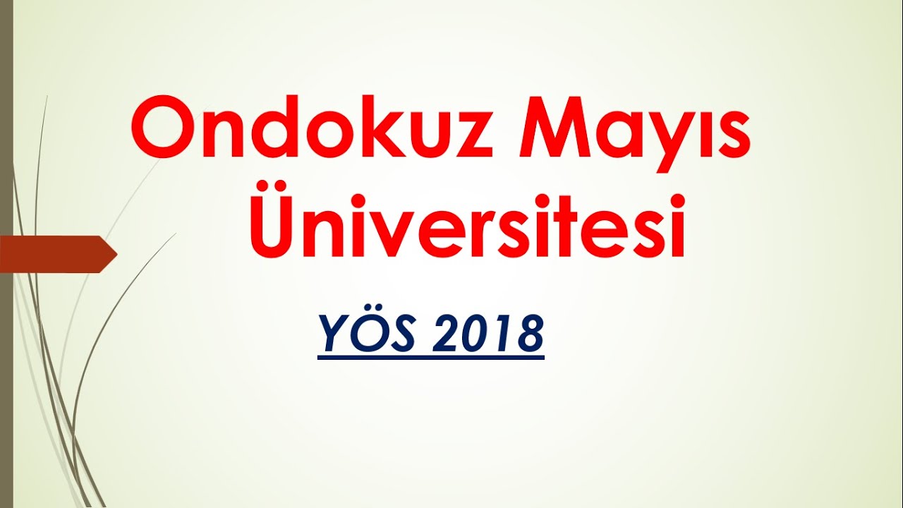 YÖS 2018 ONDOKUZ MAYIS ÜNİVERSİTESİ MAT+GEO ÇÖZÜMÜ  #yös #onlineyös #yöshocam #yösdersleri #OMUYÖS