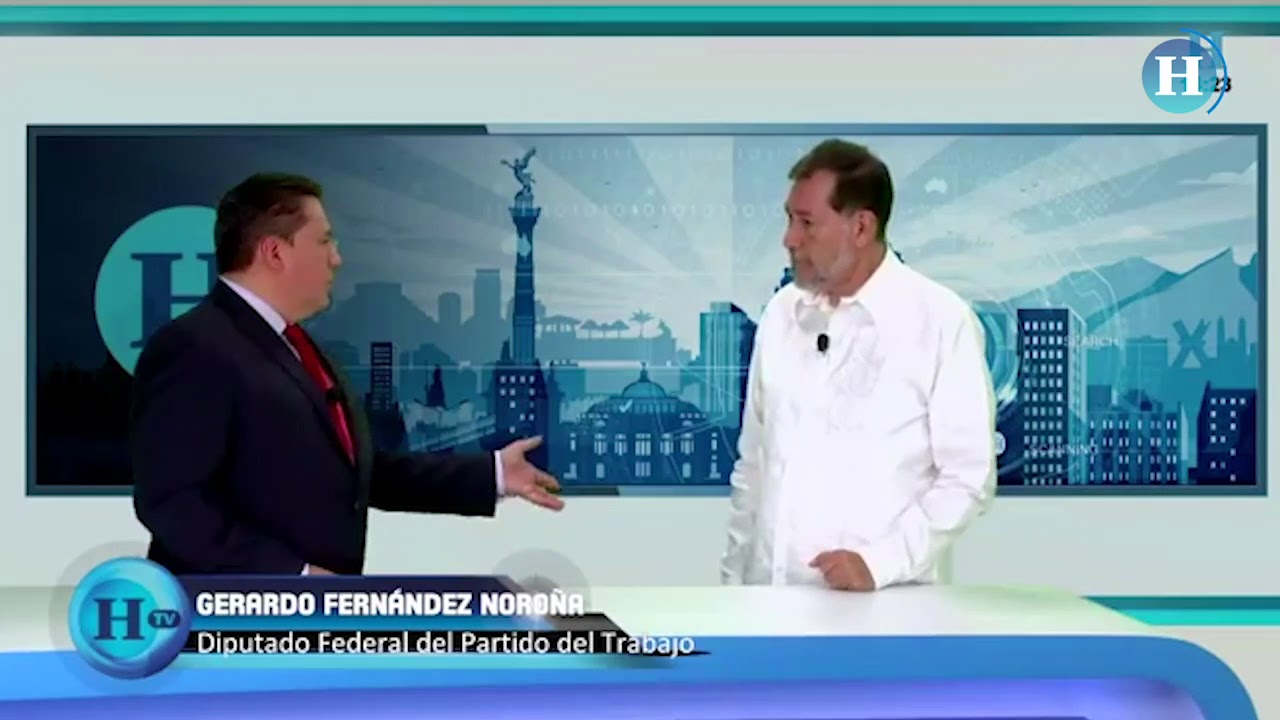 Fernández Noroña responde en el Heraldo TV a las críticas sobre viaje VIP