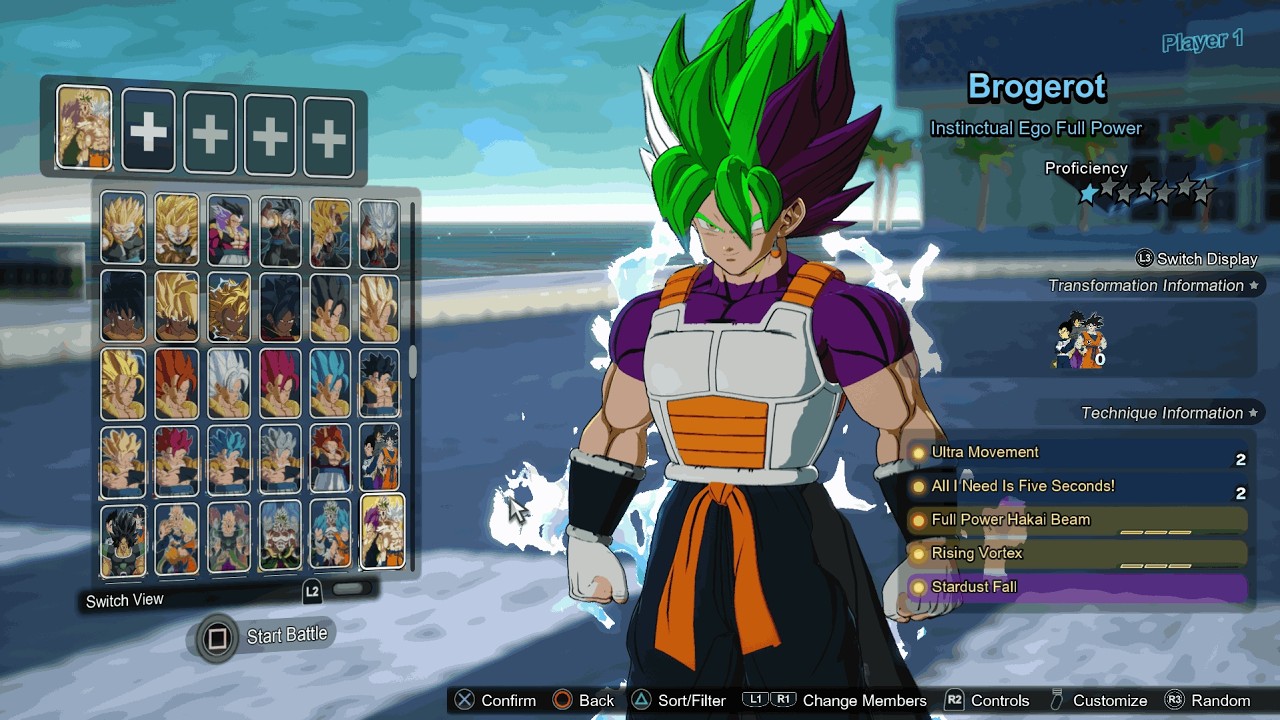 Dragon Ball Sparking Zero - Brogerot Instinctual Ego Full Power VS Xicor Definitive