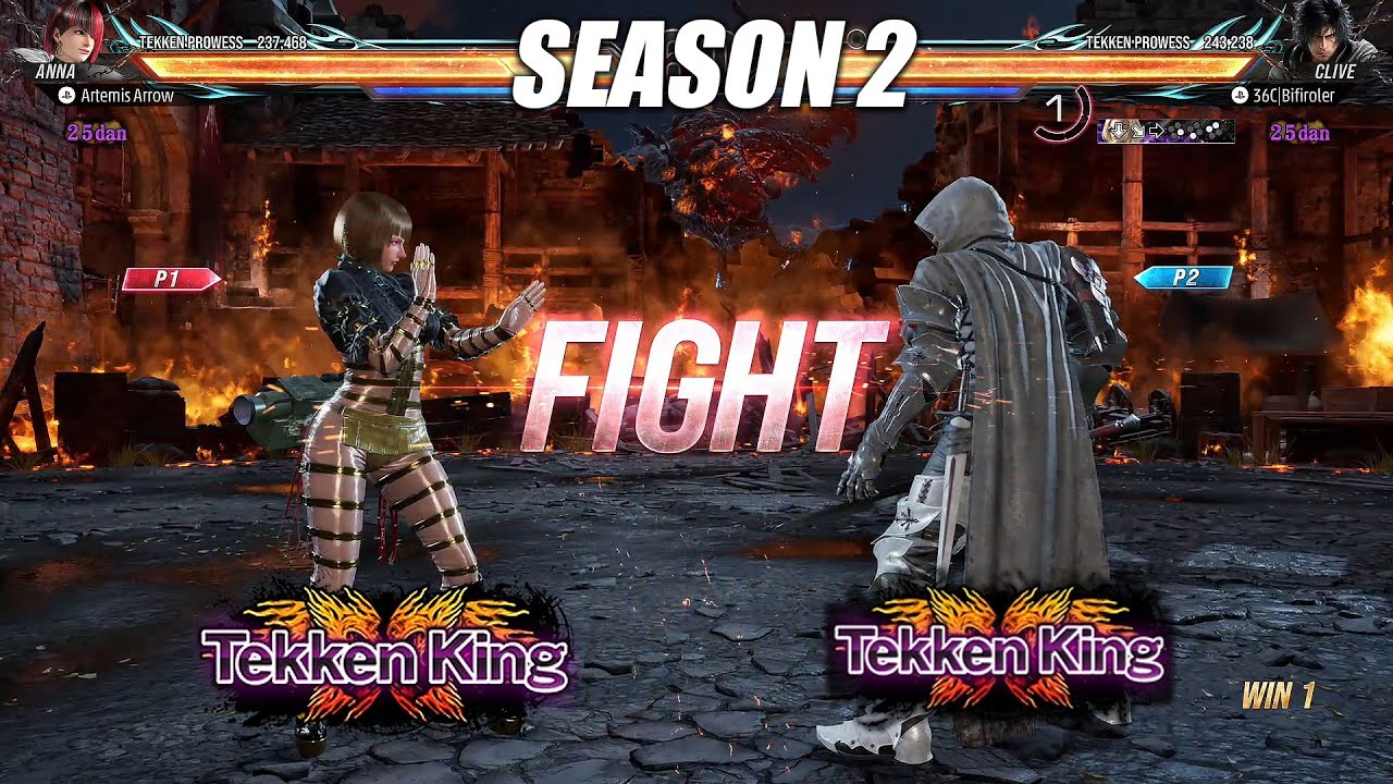 TEKKEN 8 &bull; Anna vs Clive &bull; Gameplay 115 | High-Rank Player Online Match