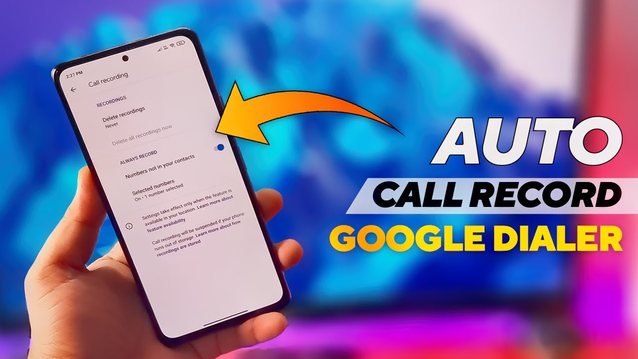 Record Call Automatically On GOOGLE Dialer  | Call Record Google Phone App (Hindi)