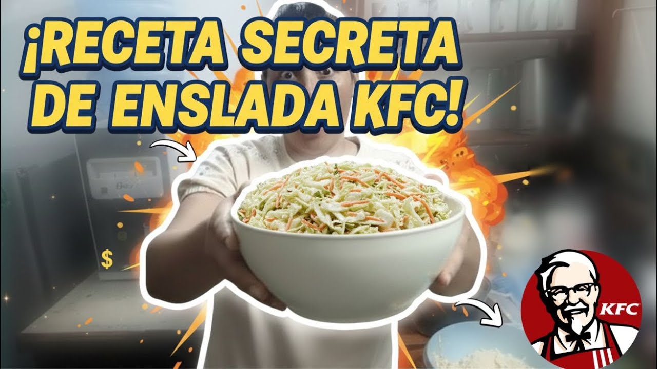 KFC NO QUIERE QUE LO SEPAS🍗‼️ Receta secreta de ensalada estilo KFC👩🏽‍🍳🥗