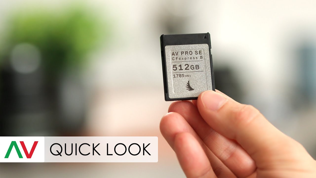 Our best-selling CFExpress card - Angelbird SE 512gb - Quick Look