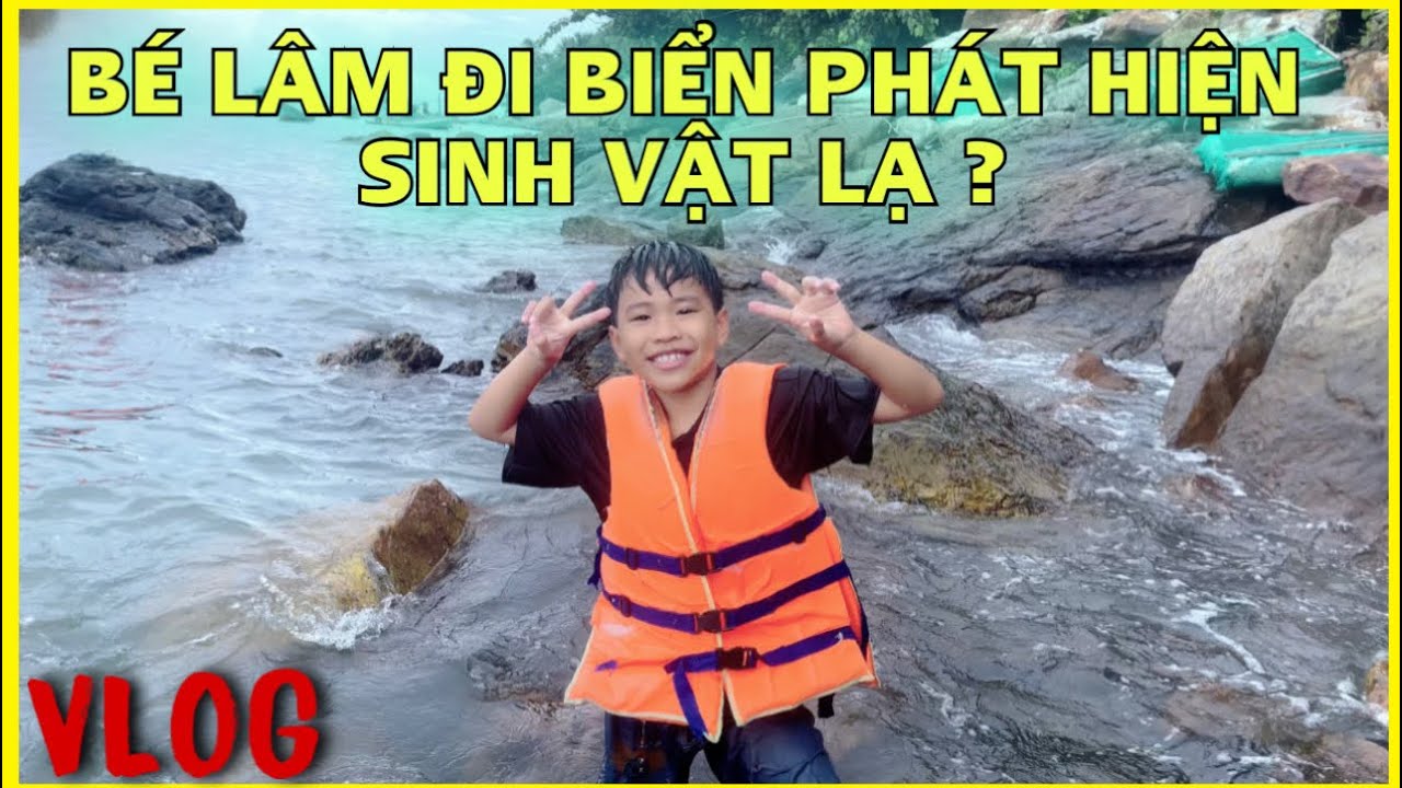 VLOG | Bé Lâm Đi Biển Phát Hiện “ Sinh Vật Lạ “ ????