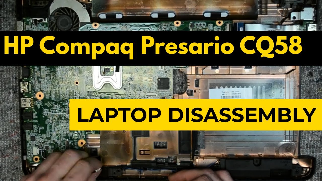 HP Compaq Presario CQ58 Laptop Disassembly & Teardown Tutorial