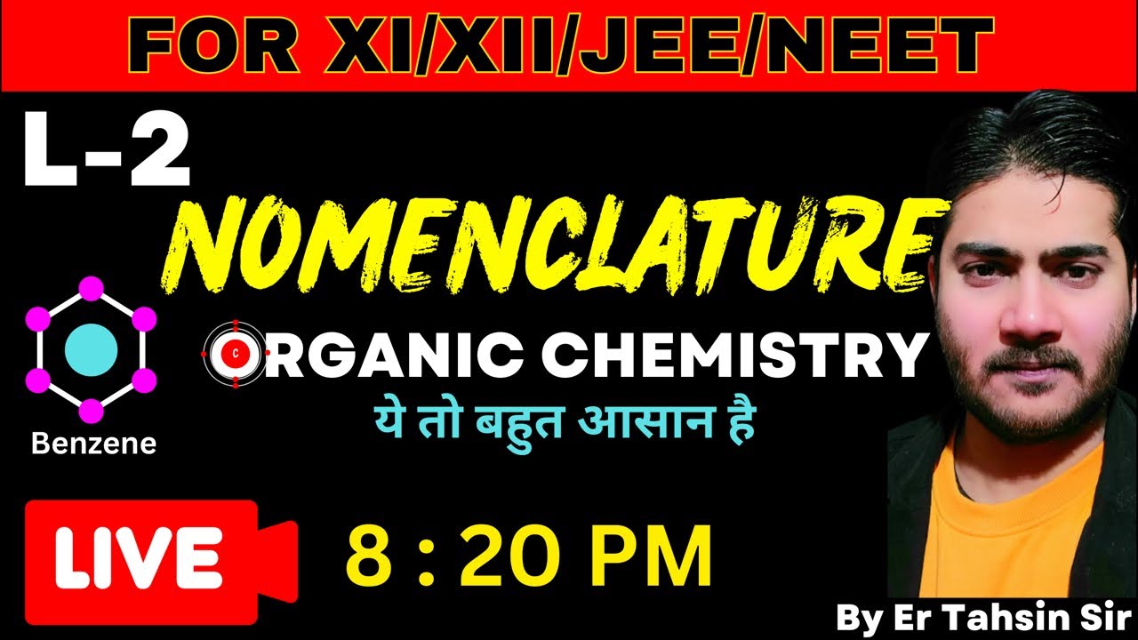 L-2||NOMENCLATURE||ORGANIC CHEMISTRY||IUPAC naming sytem, longest chain, root word #organicchemistry