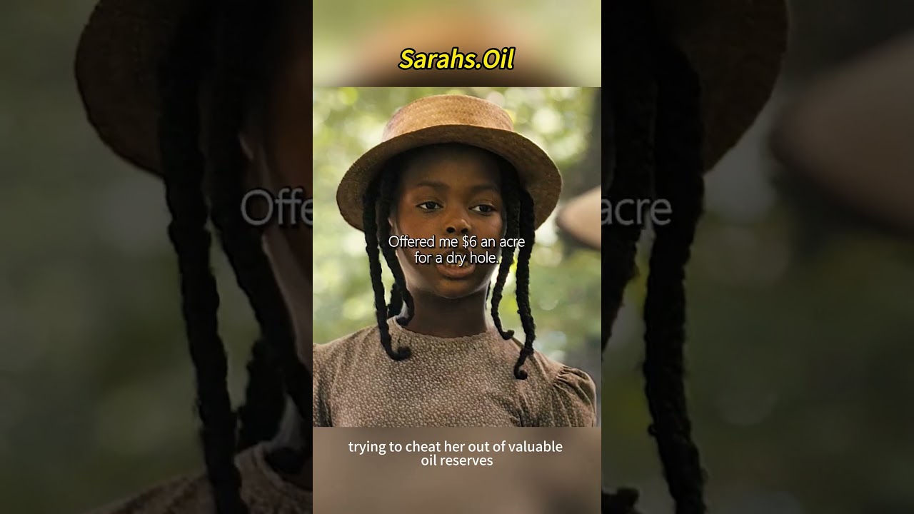 Sarah Rector pitches her oil land deal after facing segregation rejection 🛢️💧