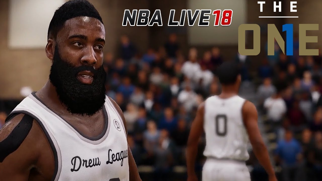 DREW LEAGUE VS JAMES HARDEN ! NBA Live 18 The One Drew League